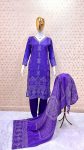 LATEST MUSLIN DIGITAL PRINT WITH HANDWORK TOP BOTTOM WITH DUPATTA PARTY WEAR WHOLESALE PRICE ETHNIC GARMENT (5)