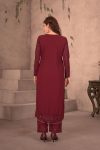 MODERN GEORGETTE EMBROIDERY WORK TOP BOTTOM WITH DUPATTA FESTIVAL WEAR WHOLESALE PRICE ETHNIC GARMENT (4)