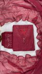 MODERN GEORGETTE EMBROIDERY WORK TOP BOTTOM WITH DUPATTA FESTIVAL WEAR WHOLESALE PRICE ETHNIC GARMENT (4)