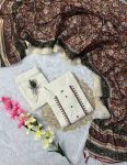 MOST PICKED KHADI COTTON EMBROIDERY WORK TOP BOTTOM WITH DUPATTA PARTY WEAR WHOLESALE PRICE ETHNIC GARMENT (3)