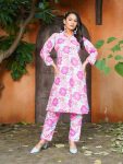 NEW ARRIVAL COTTON PRINTED TOP PANT SET PARTY WEAR WHOLESALE PRICE ETHNIC GARMENT (6)