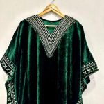 NEW ARRIVAL VELVET EMBROIDERY SEQUENCE WORK KAFTAN WITH PANT PARTY WEAR WHOLESALE PRICE ETHNIC GARMENT (5)