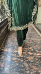 NEW ARRIVAL VELVET EMBROIDERY SEQUENCE WORK KAFTAN WITH PANT PARTY WEAR WHOLESALE PRICE ETHNIC GARMENT (5)