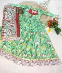 RICH LOOK CHINON SILK DIGITAL PRINT WORK GOWN KOTI WITH DUPATTA FESTIVAL WEAR WHOLESALE PRICE ETHNIC GARMENT (3)