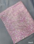 RICH LOOK CHINON SILK THRAD WORK SAREE WITH UNSTITCHED BLOUSE FESVIVAL WEAR WHOLESALE PRICE ETHNIC GARMENT (9)