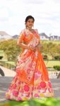 TRADITIONAL COTTON FLORAL PRINTED LEHNGA CHOLI WITH DUPATTA PARTY WEAR WHOLESALE PRICE ETHNIC GARMENT (3)