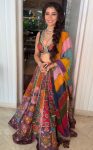 TRENDING AMERICAN SILK DIGITAL PRINTED LACE WORK LEHENGA CHOLI WITH DUPATTA PARTY WEAR WHOLESALE PRICE ETHNIC GARMENT (5)