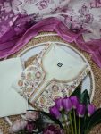 TRENDING CHANDERI SILK EMBROIDERY SEQUENCE WORK TOP BOTTOM WITH DUPATTA PARTY WEAR WHOLESALE PRICE ETHNIC GARMENT (6)
