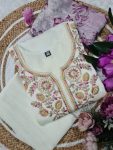 TRENDING CHANDERI SILK EMBROIDERY SEQUENCE WORK TOP BOTTOM WITH DUPATTA PARTY WEAR WHOLESALE PRICE ETHNIC GARMENT (6)