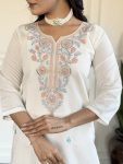 TRENDING CHANDERI SILK EMBROIDERY SEQUENCE WORK TOP BOTTOM WITH DUPATTA PARTY WEAR WHOLESALE PRICE ETHNIC GARMENT (11)