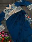 TRENDING CHINON EMROIDERY WORK LEHNGA WITH JACKET PARTY WEAR WHOLESALE PRICE ETHNIC GARMENT (4)