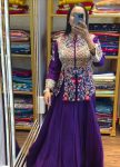 TRENDING CHINON EMROIDERY WORK LEHNGA WITH JACKET PARTY WEAR WHOLESALE PRICE ETHNIC GARMENT (7)