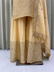 TRENDING CHINON SEQUENCE EMBROIDERY PAPER FOIL WOTK TOP SHARARA WITH DUPATTA PARTY WEAR WHOLESALE PRICE ETHNIC GARMENT (1)