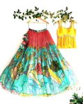 TRENDING CHINON SILK CRUSHED PRINTED KID’S LEHENGA WITH BLOUSE PARTY WEAR WHOLESALE PRICE ETHNIC GARMENT (9)