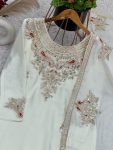 TRENDING CHINON SILK EMBROIDERY WORK TOP PALAZZO WITH DUPATTA PARTY WEAR WHOLESALE PRICE ETHNIC GARMENT (13)