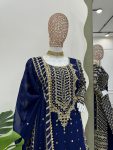 TRENDING GEORGETTE THREAD SEQUENCE WORK TOP BOTTOM WITH DUPATTA PARTY WEAR WHOLESALE PRICE ETHNIC GARMENT (2)