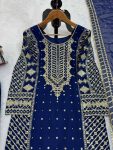 TRENDING GEORGETTE THREAD SEQUENCE WORK TOP BOTTOM WITH DUPATTA PARTY WEAR WHOLESALE PRICE ETHNIC GARMENT (2)