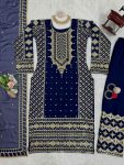 TRENDING GEORGETTE THREAD SEQUENCE WORK TOP BOTTOM WITH DUPATTA PARTY WEAR WHOLESALE PRICE ETHNIC GARMENT (2)