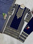 TRENDING GEORGETTE THREAD SEQUENCE WORK TOP BOTTOM WITH DUPATTA PARTY WEAR WHOLESALE PRICE ETHNIC GARMENT (2)