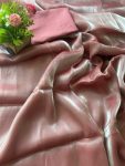 TRENDING SATIN SILK PLAIN SAREE WITH UNSTITCHED BLOUSE PARTY WEAR WHOLESALE PRICE ETHNIC GARMENT (5)