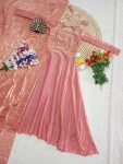 TRENDING SILK EMBROIDERY SEQUENCE WORK GOWN WITH DUPATTA FESTIVAL WEAR WHOLESALE PRICE ETHNIC GARMENT (6)