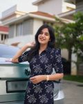 TRENDING SOFT COTTON PRINTED ONLY KURTI NAVY BLUE