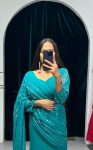 1DESIGNER FAUX GEORGETTE EMBROIDERY AND REAL PEARL MOTI WORK LEHENGA SAREE WITH EMBROIDED DUPATTA AND FULL STITCHED BLOUSE WEDDING WEAR WHOLESALE PRICE ETHNIC GARMENT (30)