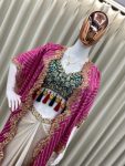1DESIGNER MONO SILK SEQUENCE EMBROIDERY AND LATKAN WORK TUBE BLOUSE DRAPE SKIRT WITH SHRUG PARTY WEAR WHOLESALE PRICE ETHNIC GARMENT (18)