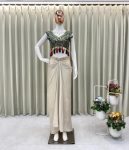 1DESIGNER MONO SILK SEQUENCE EMBROIDERY AND LATKAN WORK TUBE BLOUSE DRAPE SKIRT WITH SHRUG PARTY WEAR WHOLESALE PRICE ETHNIC GARMENT (18)