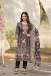 1DESIGNER REVA CHECKS ZARI LINING TOP BOTTOM WITH DUPATTA FESTIVE WEAR WHOLESALE PRICE ETHNIC GARMENT (7)