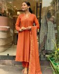 1DESIGNER VISCOSE CHINON SILK SEQUENCE EMBROIDERY WORK TOP BOTTOM WITH DUPATTA FESTIVE WEAR WHOLESALE PRICE ETHNIC GARMENT (18)