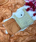 1LATEST COTTON EMBROIDERY WEAVING WORK TOP BOTTOM WITH DUPATTA DAILY WEAR WHOLESALE PRICE ETHNIC GARMENT (22)