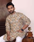 1LATEST PURE COTTON DIGITAL PRINTED MEN’S KURTA WITH PAYJAMA FESTIVE WEAR WHOLESALE PRICE ETHNIC GARMENT (49)