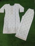 1LATEST RAYON FOIL PRINTED TOP BOTTOM SET FESTIVE WEAR WHOLESALE PRICE ETHNIC GARMENT (6)