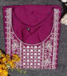1LATEST SILK EMBROIDERY WORK KURTI FESTIVE WEAR WHOLESALE PRICE ETHNIC GARMENT (7)
