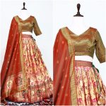 1RICH LOOK PAITHANI SILK WEAVING WORK LEHNGA UNSTITCHED BLOUSE WITH DUPATTA FESTIVE WEAR WHOLESALE PRICE ETHNIC GARMENT (3)