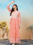 2DESIGNER RAYON CHIKANKARI EMBROIDER WORK TOP BOTTOM SET FESTIVE WEAR WHOLESALE PRICE ETHNIC GARMENT (12)