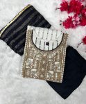 2LATEST COTTON EMBROIDERY WEAVING WORK TOP BOTTOM WITH DUPATTA DAILY WEAR WHOLESALE PRICE ETHNIC GARMENT (28)
