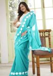 2LATEST GEORGETTE LACE BORDER WORK SAREE WITH UNSTITCHED BLOUSE CASUAL WEAR WHOLESALE PRICE ETHNIC GARMENT (9)