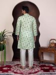 2LATEST PURE COTTON DIGITAL PRINTED MEN’S KURTA WITH PAYJAMA FESTIVE WEAR WHOLESALE PRICE ETHNIC GARMENT (67)