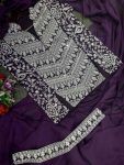 2LATEST RANGOLI SILK EMBROIDERY WORK READY TO WEAR SAREE WITH KOTI STYLE FULLY STITCHED BLOUSE PARTYWEAR WHOLESALE PRICE ETHNIC GARMENT (16)