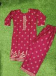 2LATEST RAYON FOIL PRINTED TOP BOTTOM SET FESTIVE WEAR WHOLESALE PRICE ETHNIC GARMENT (11)