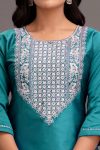 2LATEST SILK EMBROIDERY WORK KURTI FESTIVE WEAR WHOLESALE PRICE ETHNIC GARMENT (3)