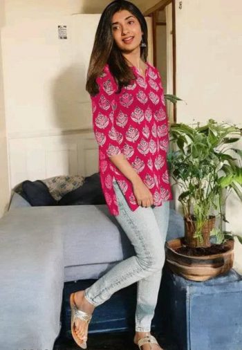 NEW ARRIVAL RAYON DIGITAL PRINTED SHORT KURTI  RANI