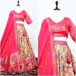 2RICH LOOK PAITHANI SILK WEAVING WORK LEHNGA UNSTITCHED BLOUSE WITH DUPATTA FESTIVE WEAR WHOLESALE PRICE ETHNIC GARMENT (8)