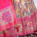 2RICH LOOK PAITHANI SILK WEAVING WORK LEHNGA UNSTITCHED BLOUSE WITH DUPATTA FESTIVE WEAR WHOLESALE PRICE ETHNIC GARMENT (8)