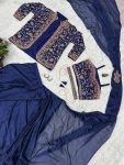 3 DESIGNER RANGOLI SILK EMBROIDERY BUTTA WORK READY TO WEAR SAREE WITH FULLY STITCHED BLOUSE KOTI AND WAITST BELT PARTY WEAR WHOLESALE PRICE ETHNIC GARMENT (18)