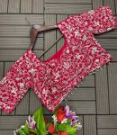 3DESIGNER CHINON EMBROIDERY CODING WORK READY TO WEAR SAREE WITH STITCHED BLOUSE AND BELT PARTY WEAR WHOLESALE PRICE ETHNIC GARMENT (9)