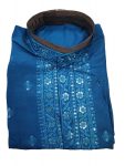 3DESIGNER SILK EMBROIDERY AND SEQUENCE WORK MEN’S KURTA PAYJAMA FESTIVE WEAR WHOLESALE PRICE ETNIC GARMENT (8)
