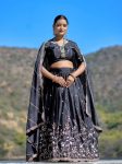 3FASHIONABLE CHINON THREAD EMBROIDERY ZARI WORK LEHENGA CHOLI WITH DUPATTA PARTY WEAR WHOLESALE PRICE ETHNIC GARMENT (13)